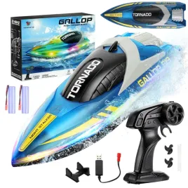 profesjonalna-lodka-wyscigowa-rc-szybka-lodz-rc-15-km-h-z-led-i-2-4ghz-plywajace-plastik-unisex-wiek-8-lat