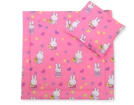 posciel-do-wozka-z-wypelnieniem-kolderka-i-poduszka-hallo-rabbit-rozowy
