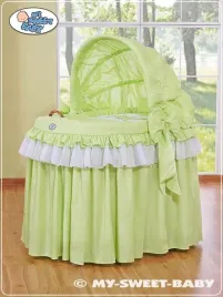 kosz-mojzesza-wiklinowy-ze-skladana-budka-little-princess-zielony