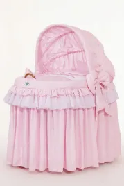 kosz-mojzesza-wiklinowy-ze-skladana-budka-little-princess-rozowy