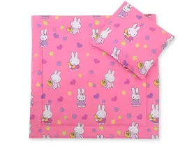 posciel-do-wozka-z-wypelnieniem-kolderka-i-poduszka-hallo-rabbit-rozowy