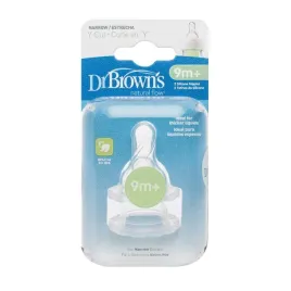 dr-browns-312-smoczek-silikonowy-do-butelki-standard-poziom-y-2-pak