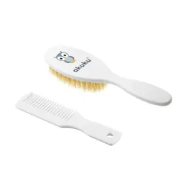 akuku-a0307-szczotka-i-grzebien-z-naturalnym-wlosiem-biala