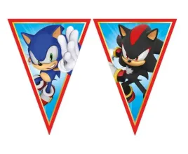banner-papierowe-sonic-szybki-jak-blyskawica-flagi-230-cm