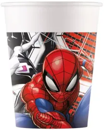 kubeczki-papierowe-spiderman-marvel-czlowiek-pajak-urodziny-200ml-8szt