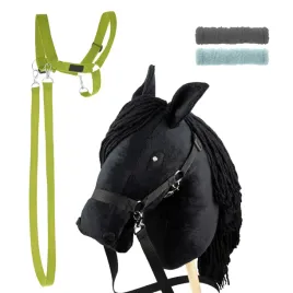 zestaw-skippi-hobby-horse-czarny-i-dodatkowy-kantar-jasny-zielony