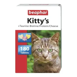 beaphar-kitty-s-mix-taurine-biotine-protein-cheese-180-tab