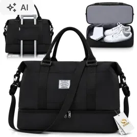 torba-podrozna-do-samolotu-bagaz-podreczny-sportowa-xl-45-x-20-x-36-cm-poliester-wodoodporna-na-ramie-z-miejscem-na-laptopa-podwojne-dno