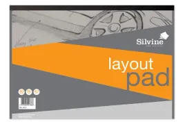 silvine-a3lp-a3-professional-layout-pad-80-pages-semi-transparent-50gsm