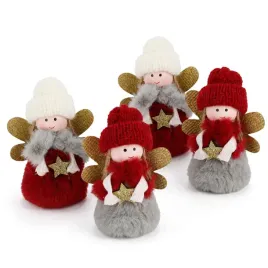 figurki-aniolki-swiateczne-4-szt-11-cm-skrzydla-zlote-ozdoba-na-stol