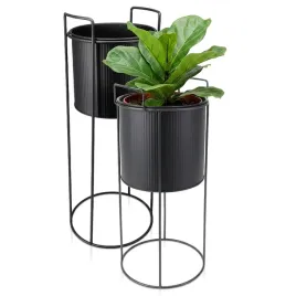 kwietnik-metalowy-czarny-2-szt