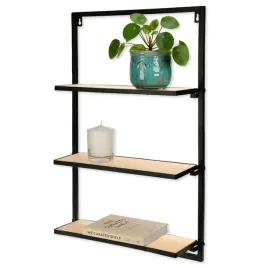 polka-scienna-metalowa-czarna-3-poziomowa-40x12x65-cm