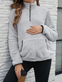 bluza-ciazowa-pluszowa-ciepla-kangurek-ze-stojka-szara-casual-shein-m