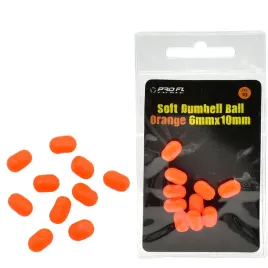 super-wyporne-kulki-soft-dumbell-imitacja-6x10-mm-pomaranczowe-10-sztuk