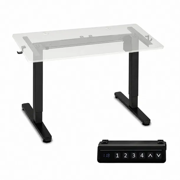 STELAŻ BIURKA ELEKTRYCZNY REGULACJA WYSOKOŚCI 72-118 CM BLAT DO 160 CM