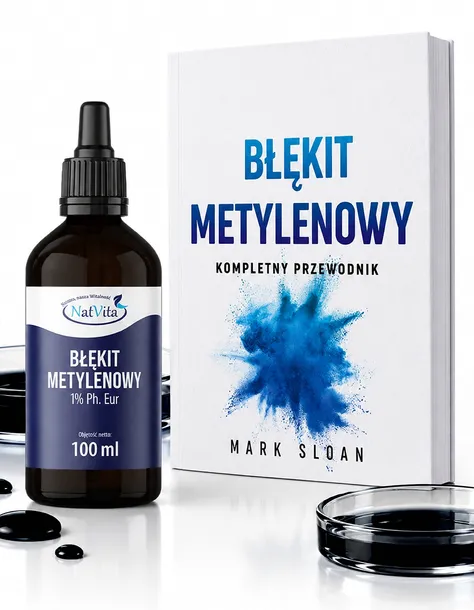 BŁĘKIT METYLENOWY 1% Roztwór 100ml + Książka Mark Sloan Zestaw