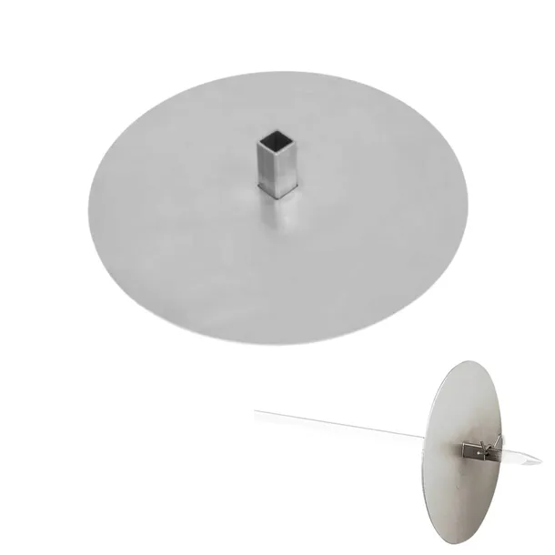 Talerz pod mięso kebab do sztycy do kebaba z tuleją 150mm POTIS | PT0217