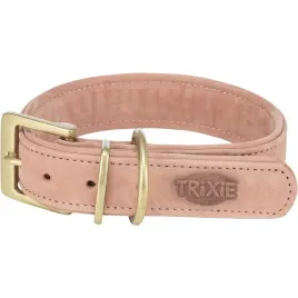 trixie-pure-obroza-dla-psa-skorzana-rozowa-xs-25-31cm-25mm