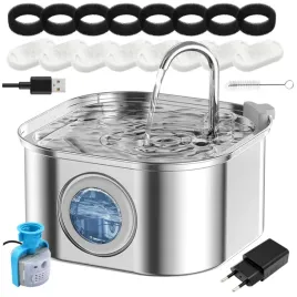 fontanna-dla-kota-psa-poidelko-automatyczne-ze-stali-ciche-3-2l-16x-filtr-poidlo-z-fontanna-21-cm-3200-ml-srebrny-metal