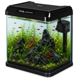 akwarium-zestaw-czarny-prosta-obsluga-filtr-deszczownica-swiatlo-led-7l-23-cm-7-l