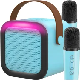 zestaw-karaoke-dla-dzieci-2-mikrofony-glosnik-bezprzewodowy-rgb-niebieski-metal-plastik-wiek-3-lata