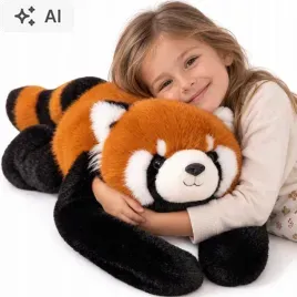mis-obciazeniowy-panda-czerwona-maskotka-ciezkomis-sensoryczna-65-cm-1-kg-wiek-4-lata