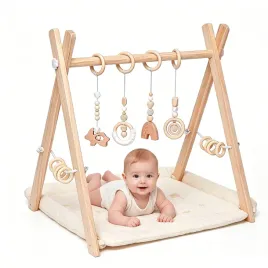 stojak-edukacyjny-dla-niemowlat-baby-gym-drewniany-gimnastyczny-haczyki-drewno-chlopcy-dziewczynki-unisex-wiek-0