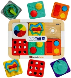 playtab-drewniana-tablica-aktywnosci-sensoryczna-modulowa-z-kwadratami-1-metal-liczba-elementow-7-wiek-12-m