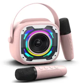 karaoke-bezprzewodowy-zestaw-glosnik-bluetooth-led-rgb-2-mikrofony-rozowy-metal-plastik-inny-wiek-3-lata