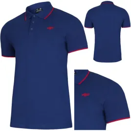 koszulka-meska-polo-4f-polowka-t-shirt-bluzka-sportowa-na-co-dzien-0889-l-bawelniana-niebieska-z-krotkim-rekawem-z-logo