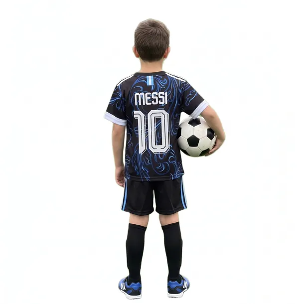 Messi Argentyna WYJAZDOWA strój koszulka spodenki getry rozmiar 134