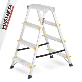 drabina-aluminiowa-domowa-dwustronna-skladana-higher-2x4-stopnie-taboret-schodki-do-malowania-podest-78-cm-udzwig-125-kg