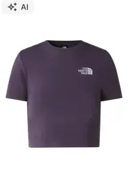 koszulka-damska-the-north-face-essential-cropped-fioletowa-nf0a55aog5o-xs