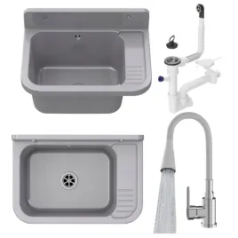 zlew-gospodarczy-szary-komora-techniczna-bateria-z-elastyczna-wylewka-paron-zlewozmywak-do-garazu-pralni-i-warsztatu-polipropylenowy-50x34-cm