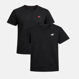 t-shirt-meski-4f-koszulka-zestaw-komplet-2-sztuki-l-ttshm3341-bawelna