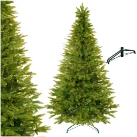 choinka-sztuczna-swierk-naturalny-zielony-220-cm-geste-realistyczne-galazki-pe-szerokosc-132-cm-solidny-stojak-karton-do-przechowywania