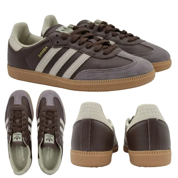 BUTY SPORTOWE ADIDAS SAMBA BRĄZOWE SNEAKERSY WYGODNE RETRO ID1481 r. 44