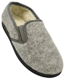 kapcie-bambosze-damskie-filcowe-cieple-gumka-szerokie-gumowa-podeszwa-r-38-do-domu-szare-popielate-wkladka-235-cm