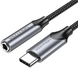 vention-bgmhf-adapter-usb-c-mini-jack-35mm-dac-aluminiowy-1m