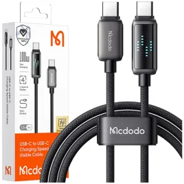 mcdodo-kabel-usb-c-szybkie-ladowanie-do-samsung-apple-usb-typ-c-100w-1m-led-czarny