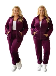 welurowy-komplet-dresowy-spodnie-bluza-rozpinana-dres-plus-size-44-46-zestaw-odziezy-sportowej-damski-fioletowy-zwezane-nogawki