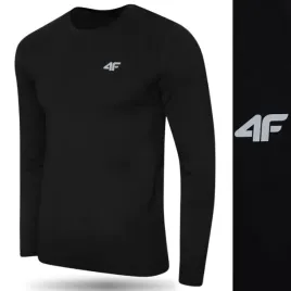 bluza-meska-4f-longsleeve-bluzka-z-dlugim-rekawem-sportowa-na-co-dzien-bawelniana-koszulka-czarna-okragly-dekolt-logo-rozmiar-l