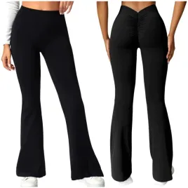 legginsy-damskie-wyszczuplajace-czarne-dzwony-szeroka-nogawka-wysoki-stan-l-getry-z-poliestru-dlugie-bez-wzoru