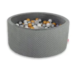 suchy-basen-minky-h-40-cm-z-pilkami-200szt-ciemnoszary