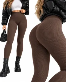 legginsy-sweterkowe-kaszmirowe-bawelna-bezszwowe-prazkowane-cieple-l-xl-spodnie-damskie-z-wysokim-stanem-wyszczuplajace-brazowe