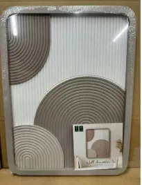 dekoracja-scienna-3d-mdf-obraz-geometryczny-lamele-luki-bezowy-japandi