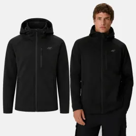 kurtka-meska-jesienna-przejsciowa-softshell-4f-l-m646-aw26-czarna-z-kapturem-odziez-outdoorowa-na-chlodne-dni