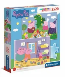 puzzle-2x20-super-kolor-peppa-pig