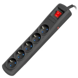 armac-arc5-listwa-zasilajaca-5-gniazd-3m-czarna-arc5-30-cz