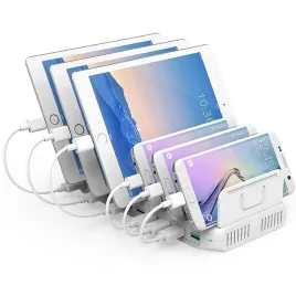 unitek-y-2190a-stacja-ladowania-10x-usb-qc-3-0-96w-usb-hub